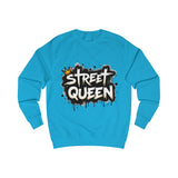 Street Queen Sweatshirt – Graffiti Crown Design