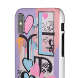 Graffiti Phone Case for Girls: Urban Chic Meets Feminine Sty - Phone Case by Printify | Unique designs from ArteoDesign