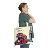 Arteo UK London Red Bus Design Travel Tote Bag