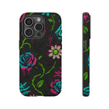 Urban Floral Graffiti Phone Case – Neon Street Art Vibes for iPhone & Samsung