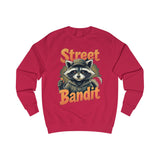 Men's Street Bandit Sweatshirt | Raccoon Graphic Design