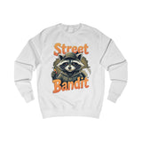 Men's Street Bandit Sweatshirt | Raccoon Graphic Design