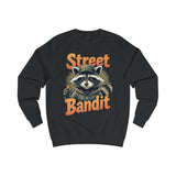 Men's Street Bandit Sweatshirt | Raccoon Graphic Design