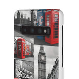 Graffiti Phone Case: London Skyline, Neon Accents, Edgy Styl - Phone Case by Printify | Unique designs from ArteoDesign