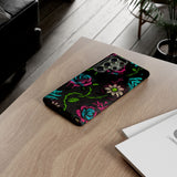 Urban Floral Graffiti Phone Case – Neon Street Art Vibes for iPhone & Samsung
