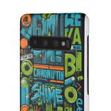 Urban Graffiti Style Phone Case - Cool and Chic for Girls