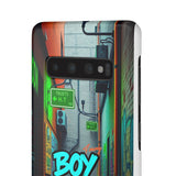 Urban Graffiti Phone Case - Gritty Streetwear for Boys