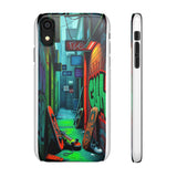 Urban Graffiti Chic: London Skyline Phone Case for Girls - Phone Case by Printify | Unique designs from ArteoDesign