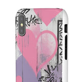 Chic Urban Graffiti Phone Case for Girls - Street Art Design