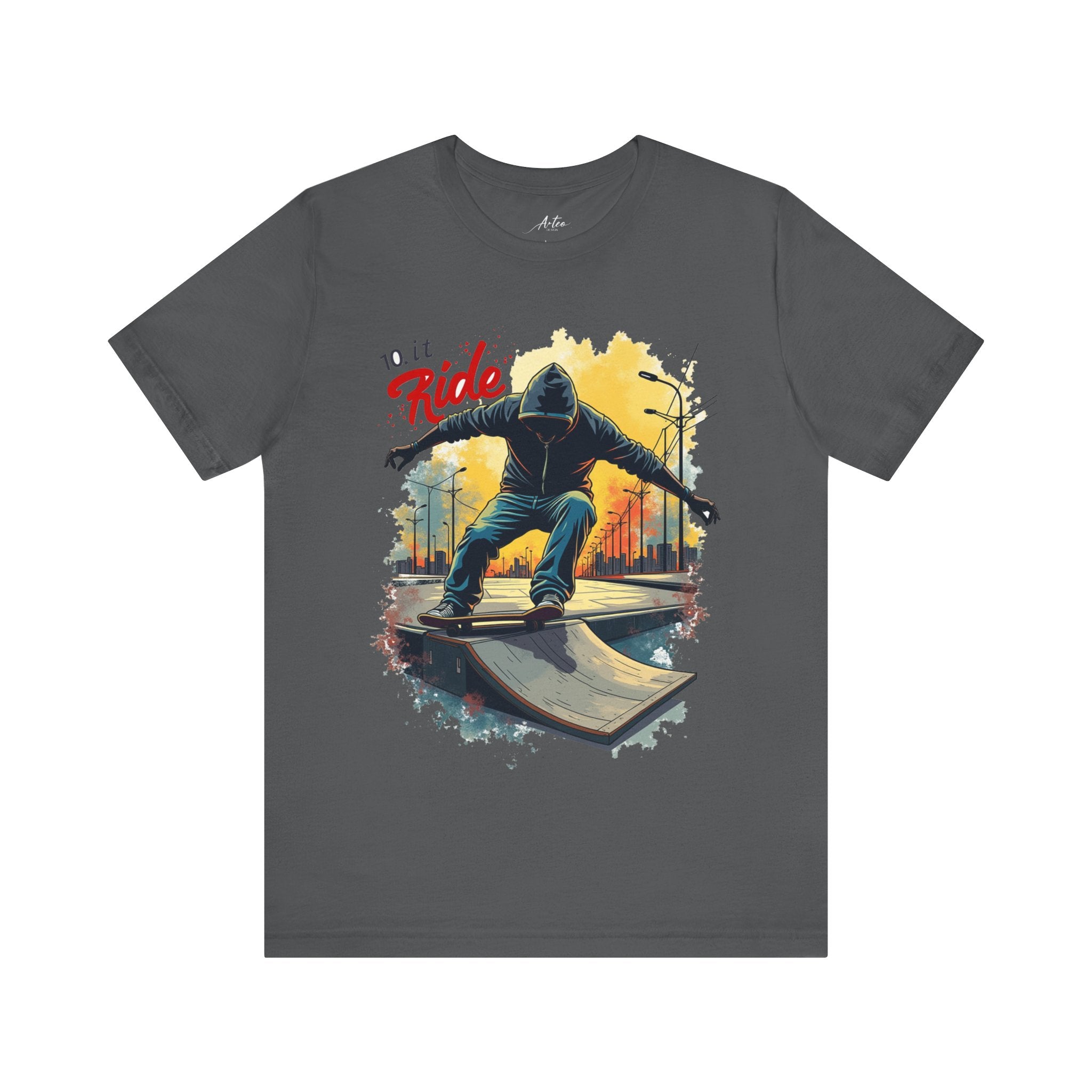 Urban Skateboarding Hoodie Design T-Shirt