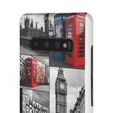 Graffiti Phone Case: London Skyline, Neon Accents, Edgy Styl - Phone Case by Printify | Unique designs from ArteoDesign