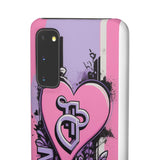 Graffiti Phone Case: Urban Chic for Girls with London Skylin - Phone Case by Printify | Unique designs from ArteoDesign