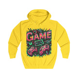 Retro Game Controllers Hoodie - Vibrant Gaming Graphic for Men