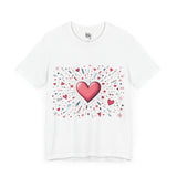 Radiant Heart Graphic T-Shirt - Bold Pink Style