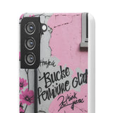 Graffiti Phone Case: Urban Chic with a Feminine Twist - Phone Case by Printify | Unique designs from ArteoDesign