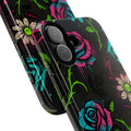 Urban Floral Graffiti Phone Case – Neon Street Art Vibes for iPhone & Samsung