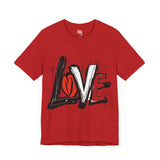 Love Graffiti Pink T-Shirt - Streetwear for Valentine’s Day