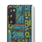 Urban Graffiti Style Phone Case - Cool and Chic for Girls