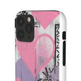 Chic Urban Graffiti Phone Case for Girls - Street Art Design