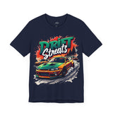 Drift Streets T-Shirt – Bold Car Drift Graphic Tee