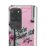 Urban Graffiti Phone Case for Girls - Soft Neon Street Art