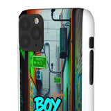 Urban Graffiti Phone Case - Gritty Streetwear for Boys