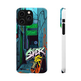 Graffiti-Inspired Phone Case for Girls: Urban Chic Style - Phone Case by Printify | Unique designs from ArteoDesign