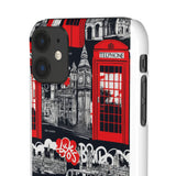 Edgy London Street Art Graffiti Phone Case for Boys