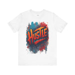 Hustle Tee - Bold Graffiti Streetwear with Vibrant Vibes