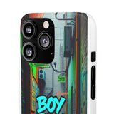 Urban Graffiti Phone Case - Gritty Streetwear for Boys