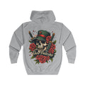 Bold Skull & Roses Streetwear Hoodie