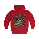 Bold Skull & Roses Streetwear Hoodie