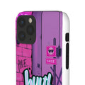 Urban Graffiti Chic Phone Case - Cool Street Style for Girls