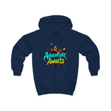 Adventure Awaits Kids Hoodie - Motivational and Fun Design