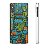 Urban Graffiti Style Phone Case - Cool and Chic for Girls