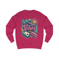 Ginger Vibes Grey Sweatshirt – Retro Cassette Tape Design