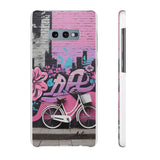 Chic Graffiti Phone Case - Feminine Urban Style for Girls