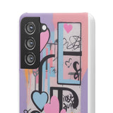 Graffiti Phone Case for Girls: Urban Chic Meets Feminine Sty - Phone Case by Printify | Unique designs from ArteoDesign