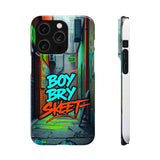 Urban Graffiti Phone Case - Gritty Streetwear for Boys