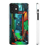 Urban Graffiti Chic: London Skyline Phone Case for Girls - Phone Case by Printify | Unique designs from ArteoDesign