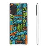 Graffiti Chic Phone Case: Urban Style with a Feminine Twist - Phone Case by Printify | Unique designs from ArteoDesign