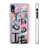 Graffiti Street Art-Inspired Phone Case for Girls