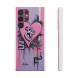 Graffiti Phone Case: Urban Chic for Girls with London Skylin - Phone Case by Printify | Unique designs from ArteoDesign