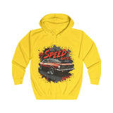 Speed Legend Men's Racing Hoodie - Bold Car Graphic Zip-Up