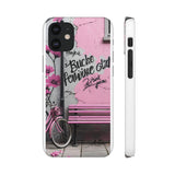 Graffiti Phone Case: Urban Chic with a Feminine Twist - Phone Case by Printify | Unique designs from ArteoDesign