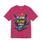 Flow Vibes T-Shirt – Vintage Boombox and Turntable Hip-Hop Tee