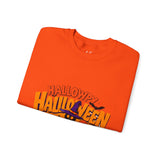 Halloween Sweatshirt – Spooky Witch and Ghosts Design