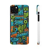 Urban Graffiti Style Phone Case - Cool and Chic for Girls