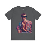 Retro Cool Graphic Tee - Vintage Style Portrait T-Shirt