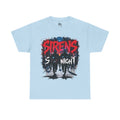 Sirens in the Night T-Shirt – Black Urban Protest Tee UK